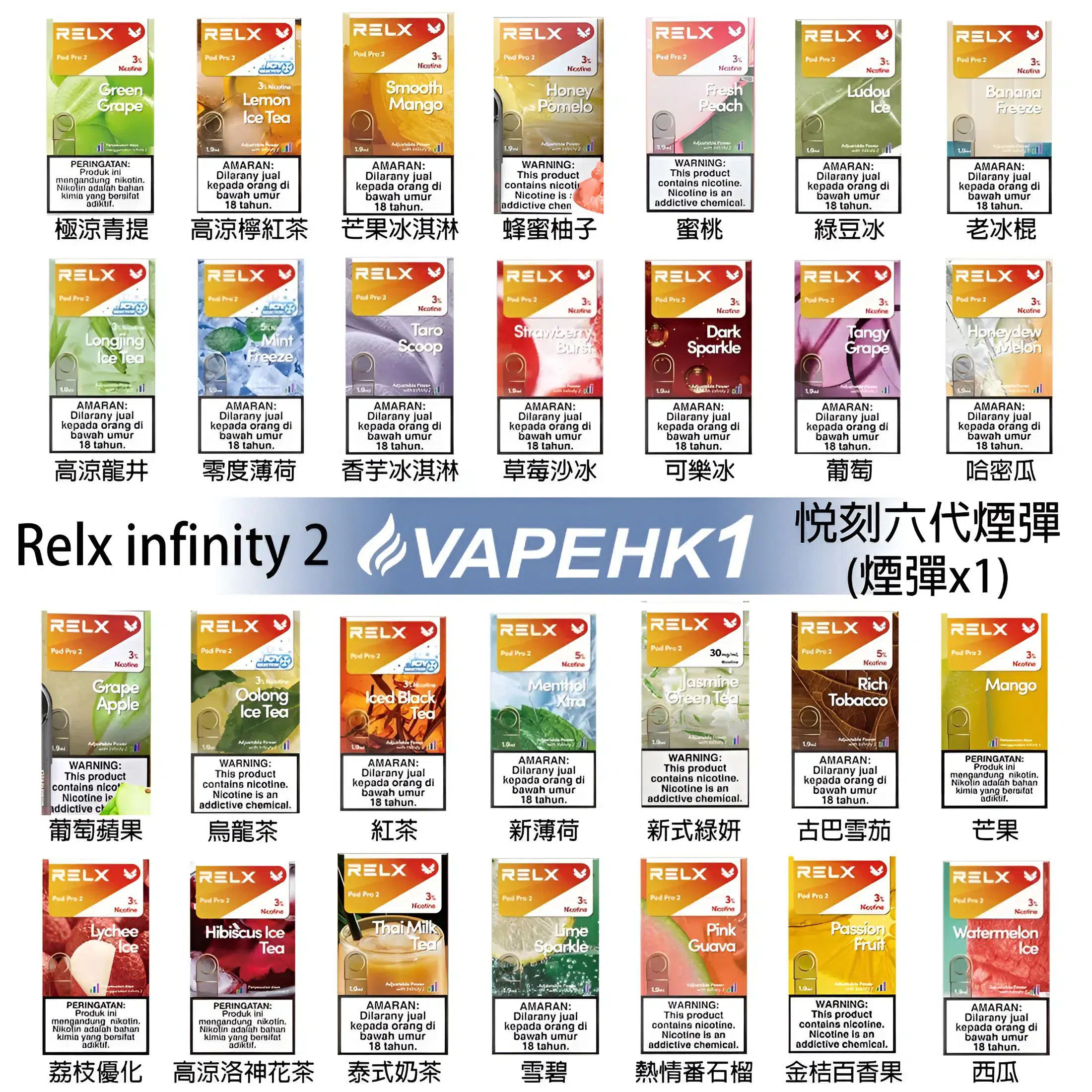 Relx infinity 2 Relx 6代 糖果